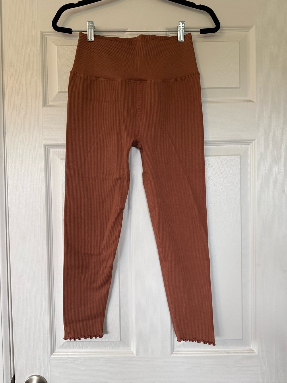 High-Waist Rust Leggings